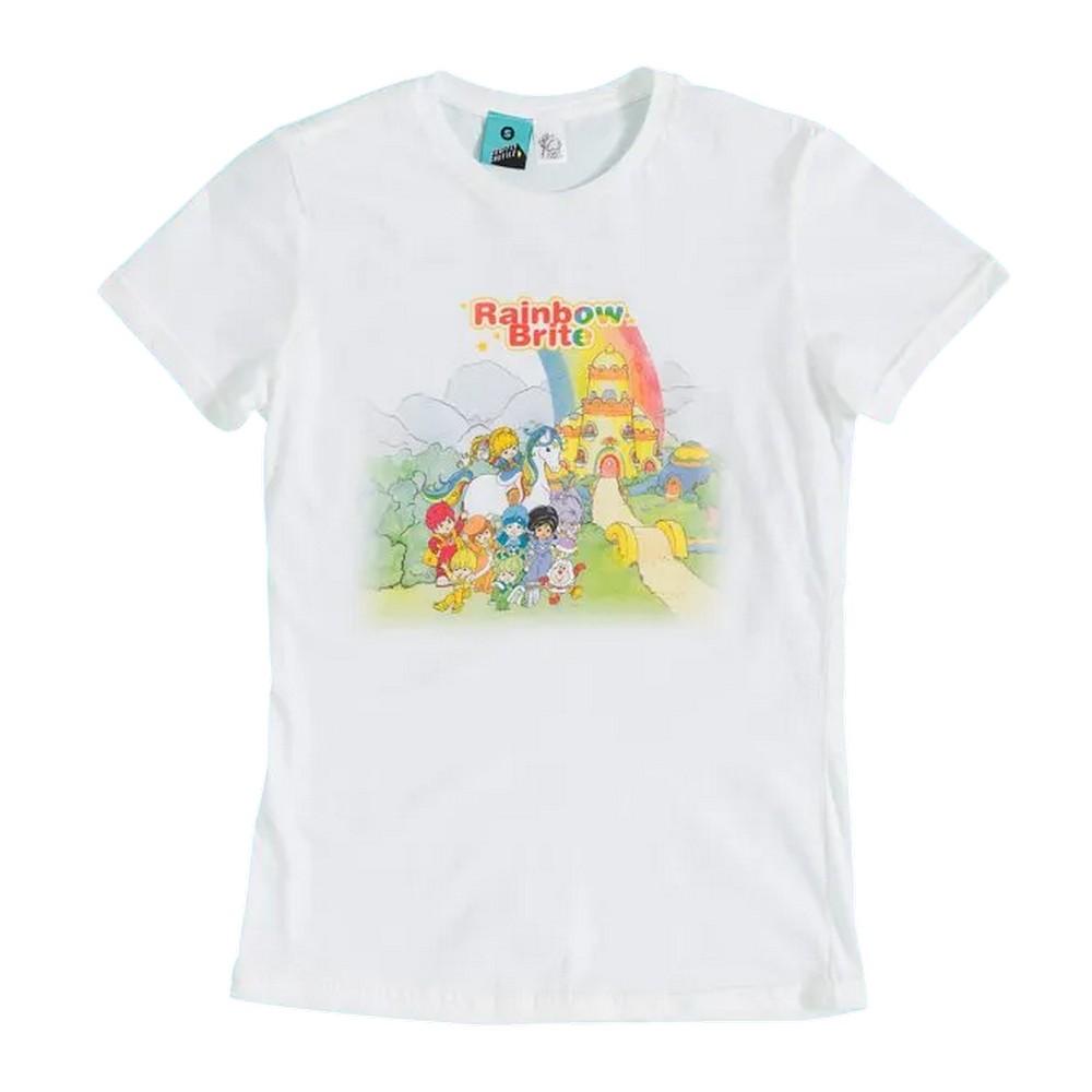 Rainbow Brite Damen/Damen Farbe Kinderland Figurbetontes T-Shirt XXL weiß von Joom DACH