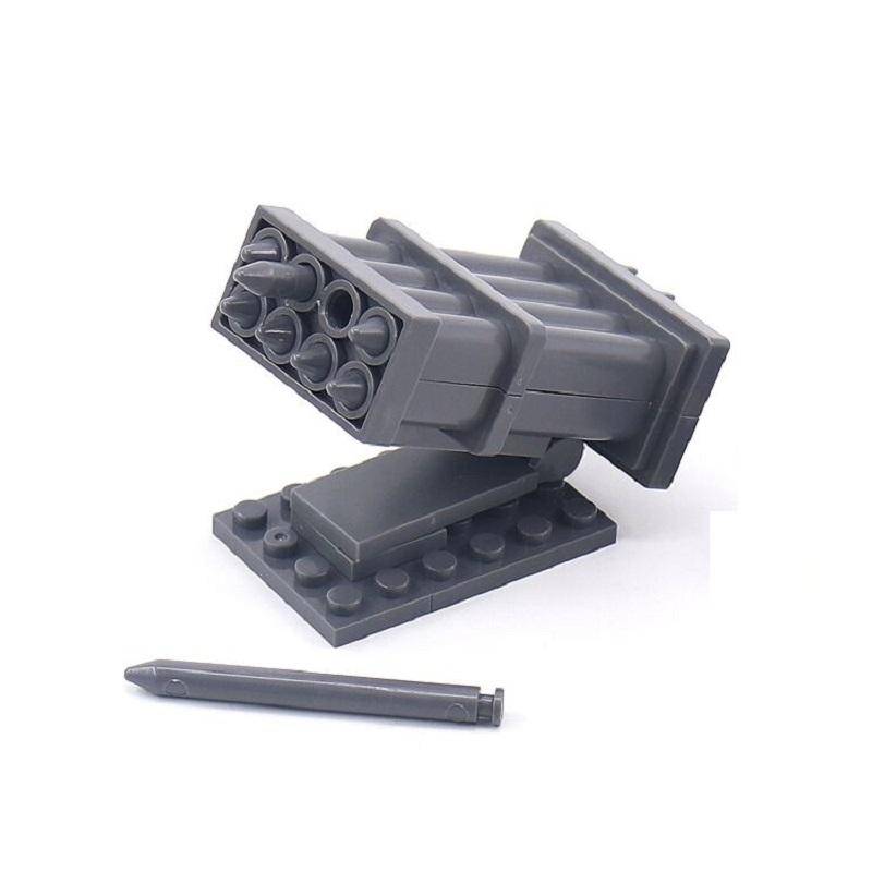 Raketenwerfer kann Militärwaffen abfeuern. Minifiguren-Waffen. Bausatz, Ziegelsteine, Modellbausätze, Lernspielzeug für Kinder von Joom DACH
