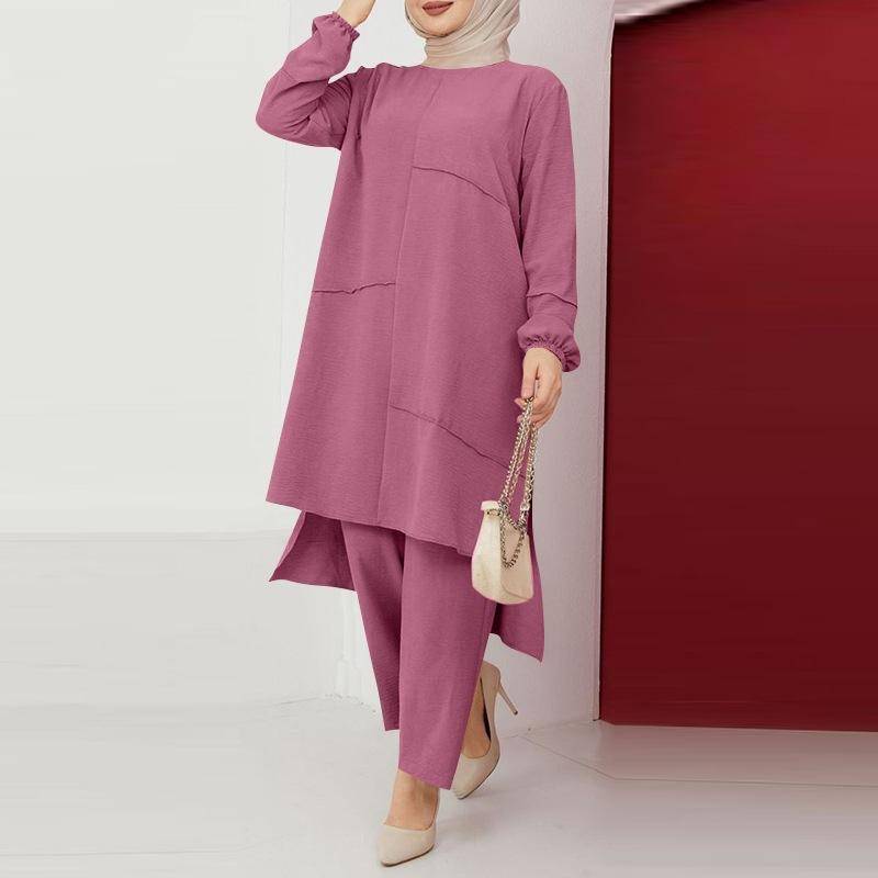Ramadan Zweiteiler-Sets, Hemd, Kleid, Hose, Damen, muslimische Sets, Hemd, Bluse, Musulman-Ensembles, marokkanisches Kaftan-Kleid XXXXXL rosa Ramadan Zweiteiler-Sets, Hemd, Kleid, Hose, Damen, muslimische Sets, Hemd, Bluse, Musulman-Ensembles, marokkanisches Kaftan-Kleid XXXXXL rosa von Joom DACH