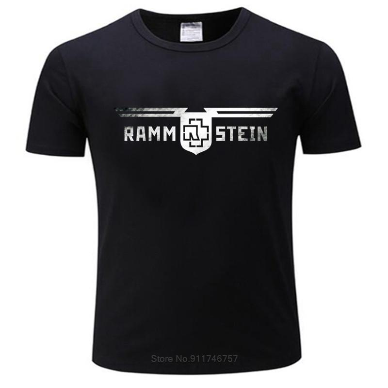 Ramstein Deutschland Metal Band Neues T-Shirt Sommer Mode T-Shirt Männer Tops Euro Größe Jungen Geschenke Unisex T-shirt Euro Größe XL schwarz von Joom DACH