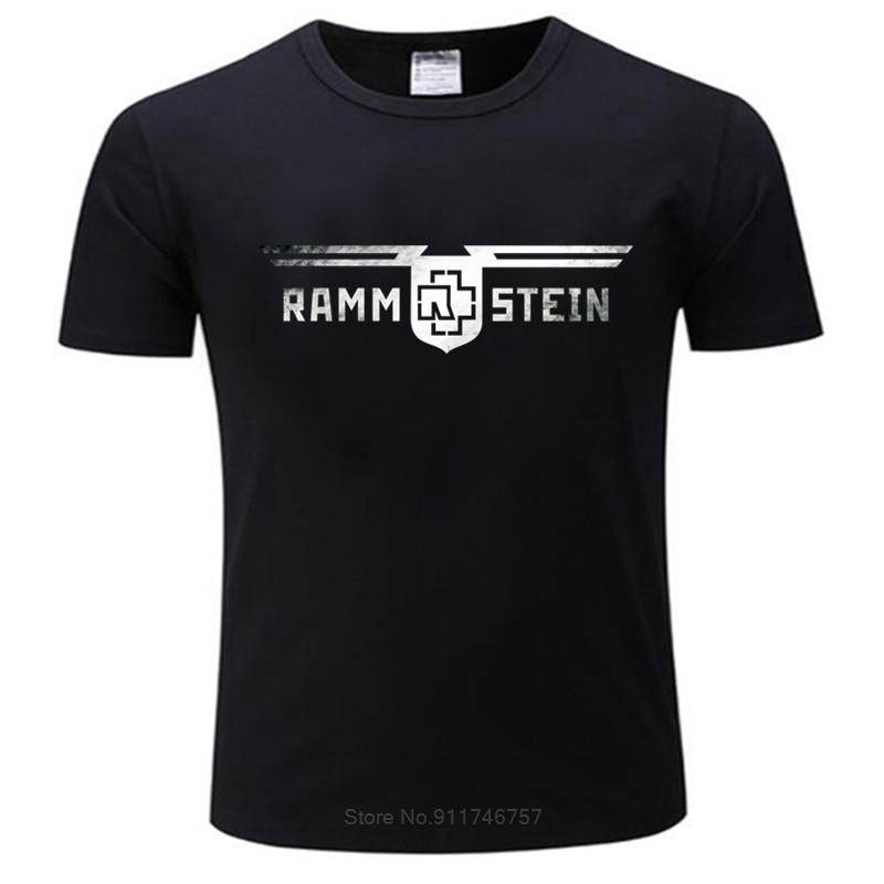 Ramstein Deutschland Metal Band Neues T-Shirt Sommer Mode T-Shirt Männer Tops Euro Größe Jungen Geschenke Unisex T-shirt Euro Größe XL schwarz von Joom DACH