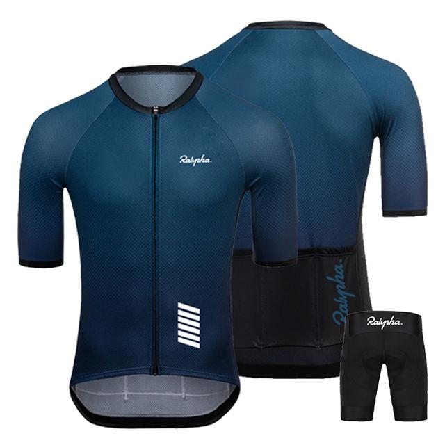 Raphaful 2023 Neue Ankunft Radfahren Shirt Sommer männer Kurzarm Radfahren Kleidung Atmungsaktivem Radfahren Bib Anzug Cycli XXL von Joom DACH