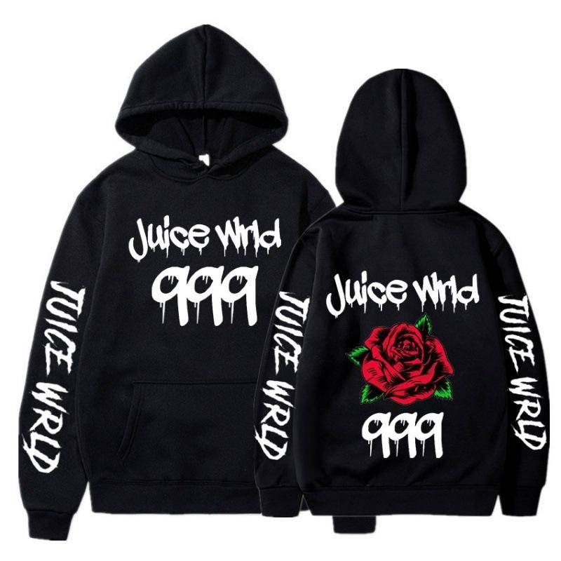 Rapper Juice Wrld Legends Never Die Hoodies Herren Damen Lässig Hip Hop Streetwear Langarm Fleece Pullover Unisex Sweatshirts XL schwarz von Joom DACH