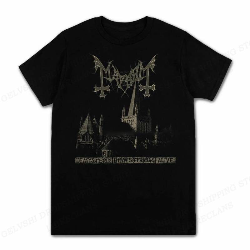Rapper Mayhem Death T-Shirt Mode T-Shirts Baumwolle T-Shirt Kinder Hip Hop Tops T-Shirts Frauen T-Shirt Anime Rock Camisetas Boy T-Shirts M von Joom DACH