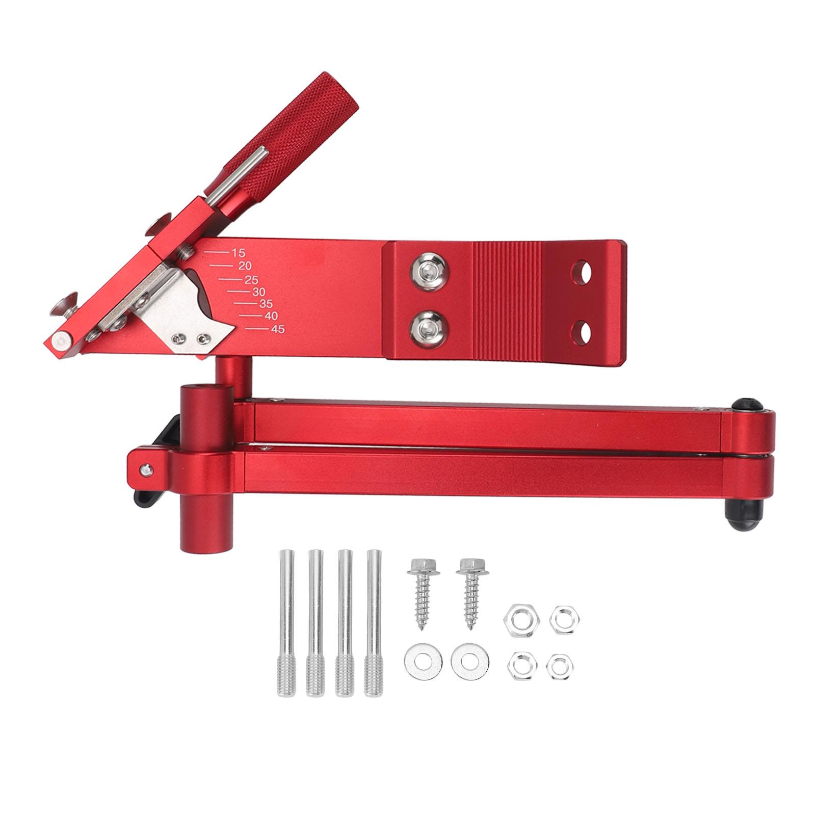 Rasenmäher Messerschärfer 15 bis 45 Grad Einstellbar Komfortabler Griff für Rasenmähermesser Rot rot von Joom DACH