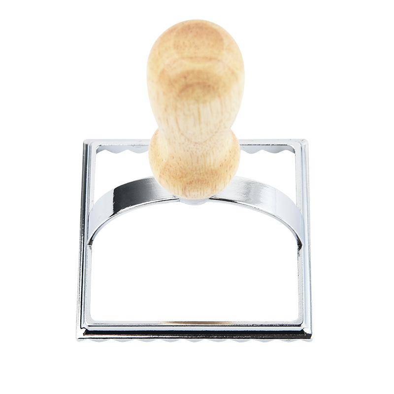 Raviolischneider-Set aus Edelstahl, Nudelpresse, Küchenzubehör-Set, Ravioli-Maker-Formwerkzeug, Ravioli-Stempel-Set, Gebäckrädchen-Set, Kuchenform Square von Joom DACH