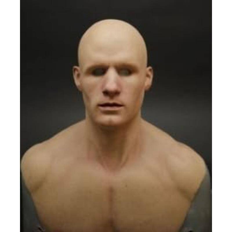 Realistische, hübsche Maske für junge Männer und alte Damen – perfekt für Halloween- und Cosplay-Kostüme. bald man von Joom DACH