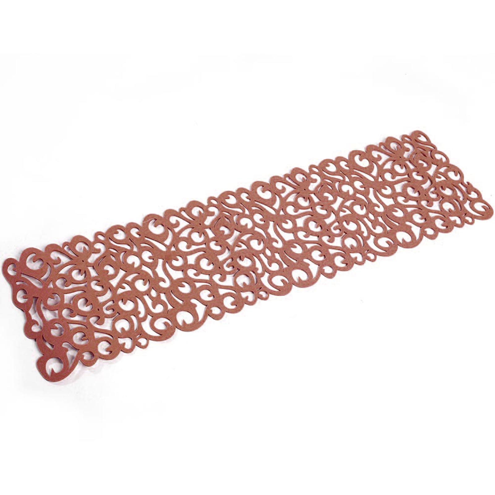 Rechteckige Form Filz Tischdecke Läufer Tischsets Tischsets Haushaltsdekorationen(rot) von Joom DACH