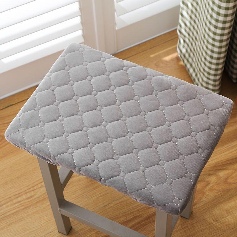 Rechteckige kleine quadratische Hockermatte Kissen Hocker Bank Set Bezug 24x34cm von Joom DACH