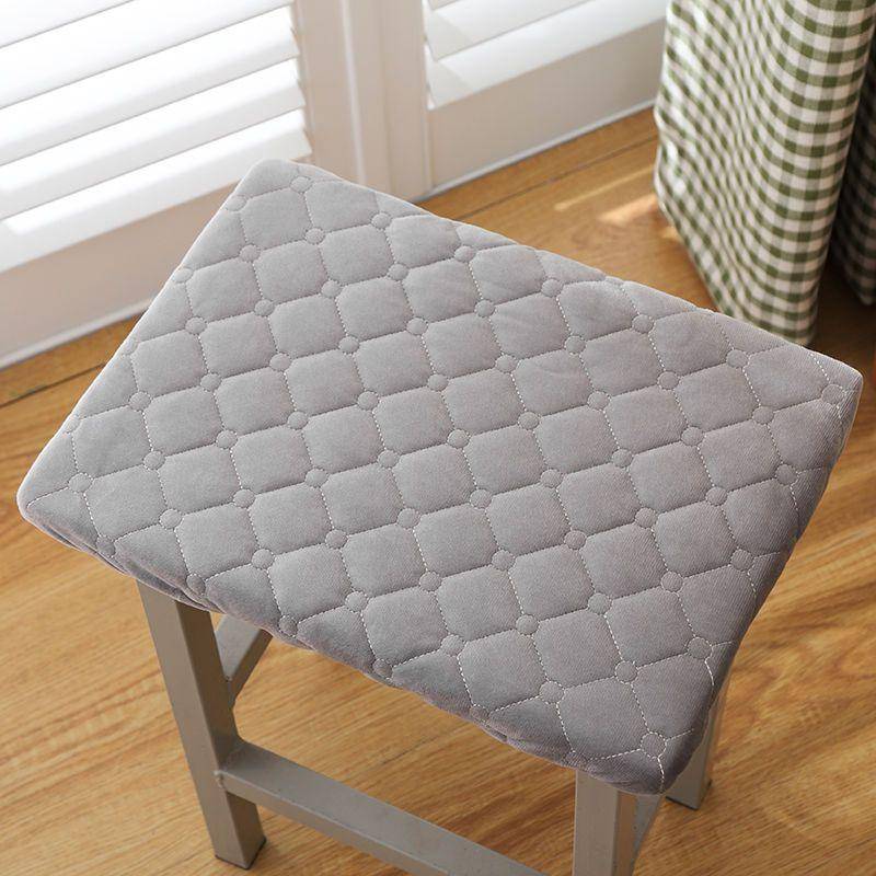 Rechteckige kleine quadratische Hockermatte Kissen Hocker Bank Set Bezug 24x34cm von Joom DACH