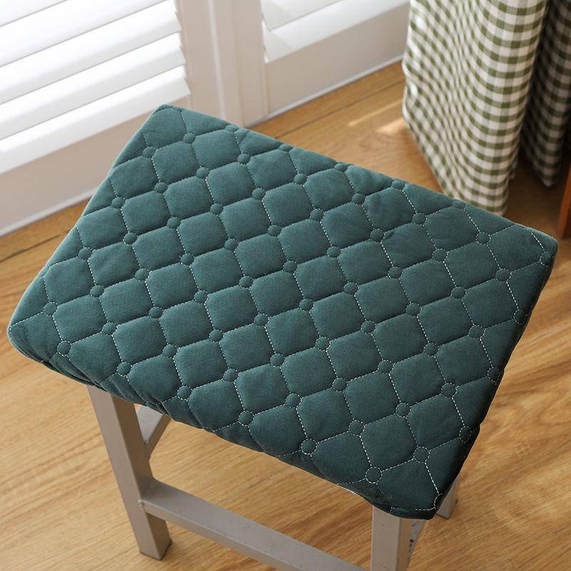 Rechteckige kleine quadratische Hockermatte Kissen Hocker Bank Set Bezug 24x34cm von Joom DACH