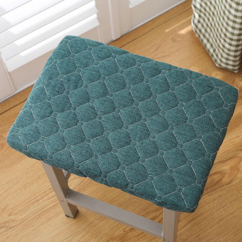 Rechteckige kleine quadratische Hockermatte Kissen Hocker Bank Set Bezug 24x34cm von Joom DACH