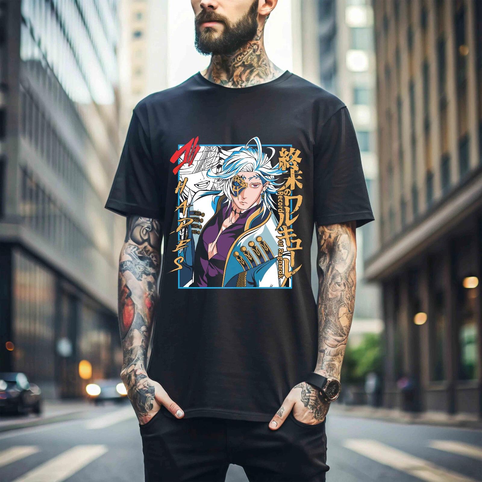 Record of Ragnarok Buddha Anime Manga Fan Geschenk Mädchen T-Shirt 492 3XL schwarz von Joom DACH