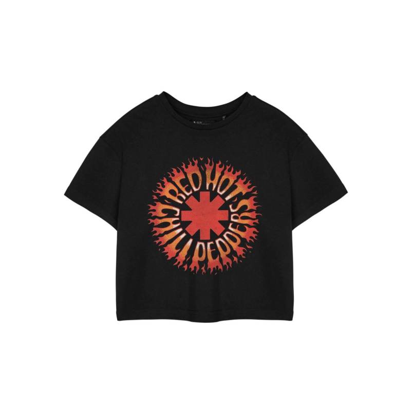 Red Hot Chilli Peppers Damen/Damen Flammen Crop T-Shirt S schwarz Red Hot Chilli Peppers Damen/Damen Flammen Crop T-Shirt S schwarz von Joom DACH