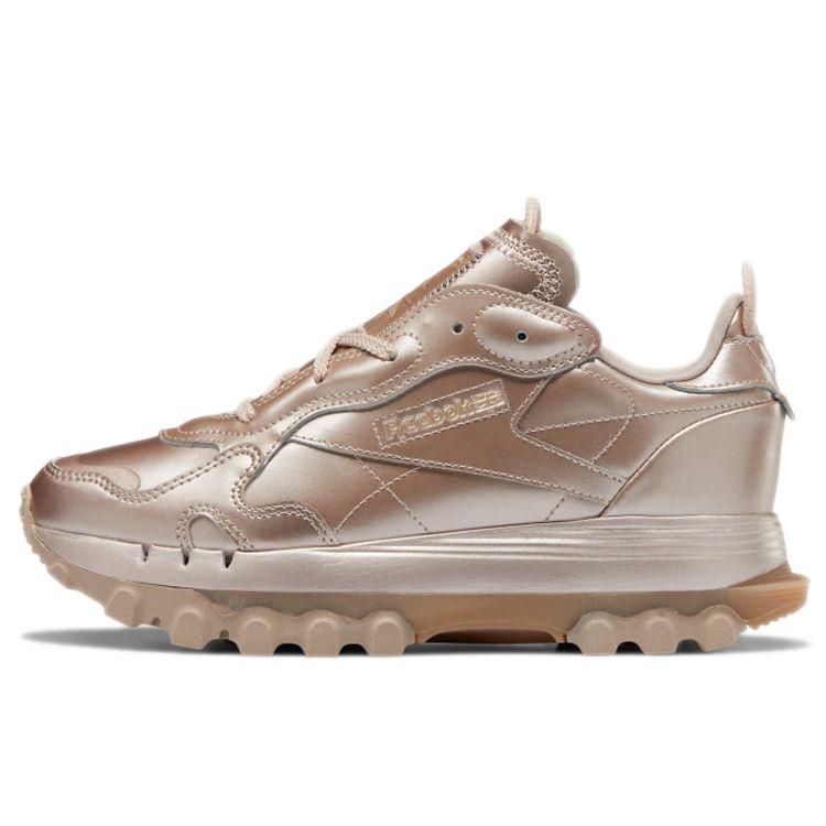 Reebok Cardi B x Classic Leather Roségold Champagner Damen Sneaker GW2633 35 von Joom DACH