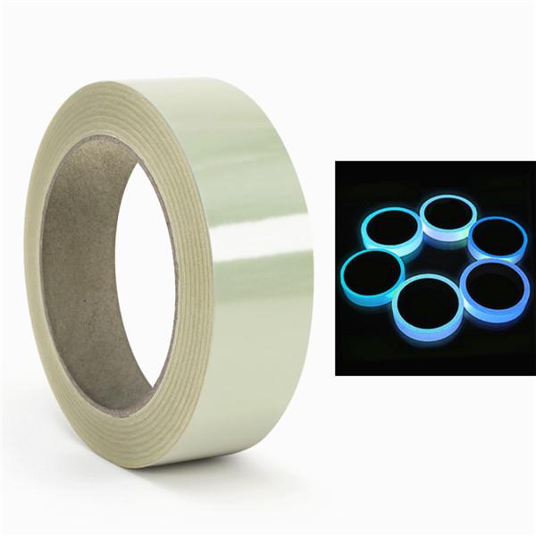 Reflektierendes Leuchtband, selbstklebender Aufkleber, abnehmbares Leuchtband, fluoreszierend, leuchtend, dunkel, auffällig blau von Joom DACH