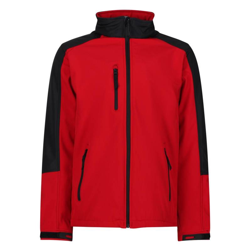 Regatta Herren Hydroforce Soft Shell Jacke L schwarz/rot von Joom DACH
