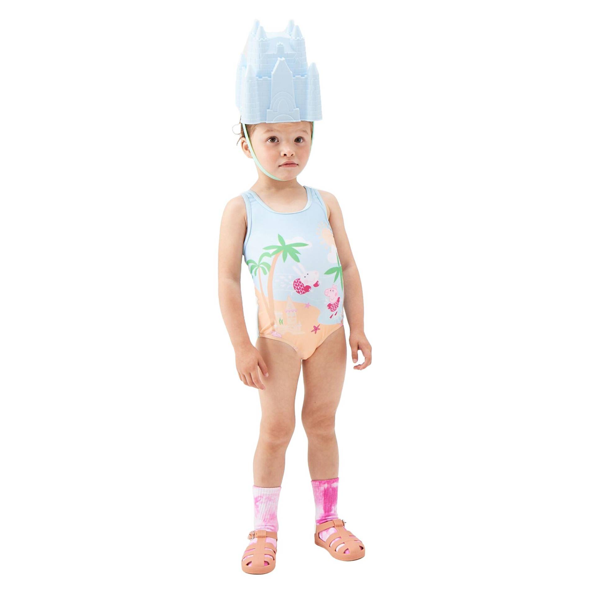 Regatta Mädchen Strand Peppa Pig Einteiliger Badeanzug 9-12 blau von Joom DACH