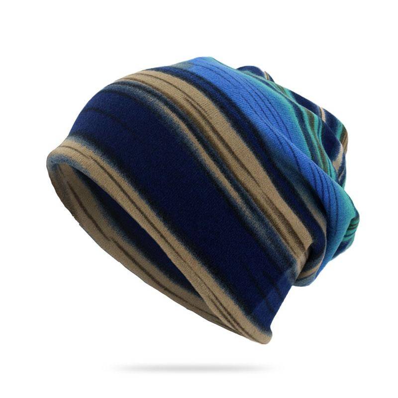 Regenbogen gestreifte Beanie-Kappe, weich, dünn, gestrickt, für den Außenbereich, warme Skullies, Pullover-Mütze, Dual-Use-Damen, lässige Motorhaube blau Regenbogen gestreifte Beanie-Kappe, weich, dünn, gestrickt, für den Außenbereich, warme Skullies, Pullover-Mütze, Dual-Use-Damen, lässige Motorhaube blau von Joom DACH
