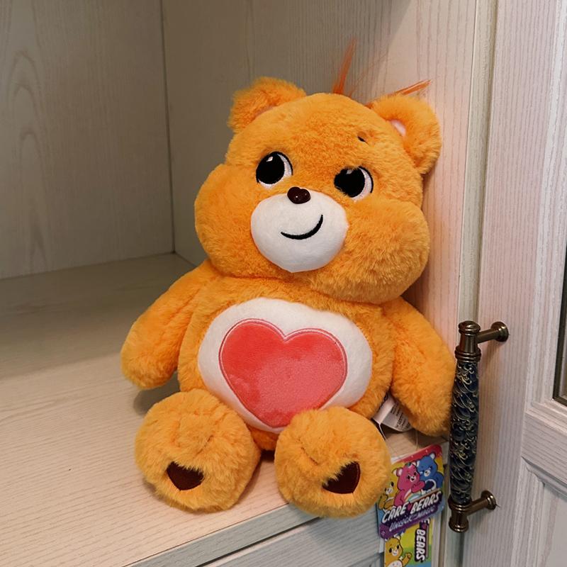 Regenbogenbär Plüschtiere Lieblicher Cartoon Care Bears Plüschtier Teddybär Stoffpuppen Homdecor Schlafen Plüschkissen Geschenk 22cm Pendant orange von Joom DACH