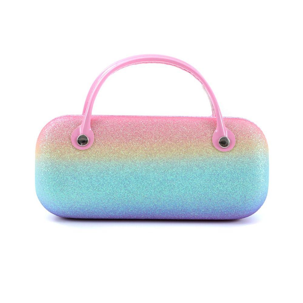 Regenbogenfarben Sonnenbrillen Aufbewahrungsbox Laser Handtasche Kreatives Brillenetui Kinder 1 von Joom DACH