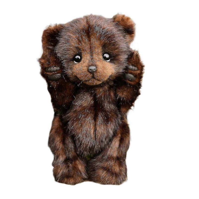 Rein handgefertigte Plüsch-Babybären - Niedliche Bären-Stofftiere, Lebensechter klassischer Teddybär, Premium-Stofftier-SDR jkw von Joom DACH