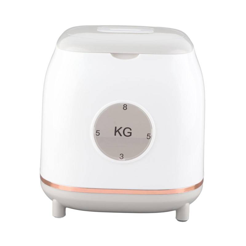 Reis Luftdichter Vorratsbehälter Küche Reis Eimer Getreidebehälter Getreide Aufbewahrungsbox 5kg Grau von Joom DACH