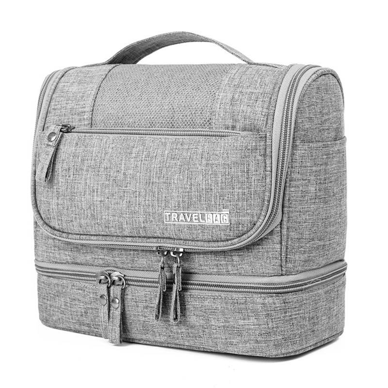 Reise-Aufbewahrungstasche mit großer Kapazität, multifunktionale Make-up-Tasche für Damen, digitale Tasche für Herren grau von Joom DACH