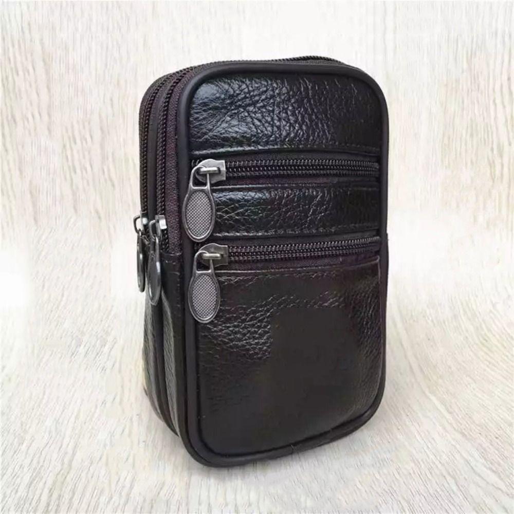 Reise-Geldkartenhalter, multifunktionaler Herren-Hüfttasche, Münz-Hüfttasche, Gürteltasche, Gürteltasche 17CM-Vertical von Joom DACH