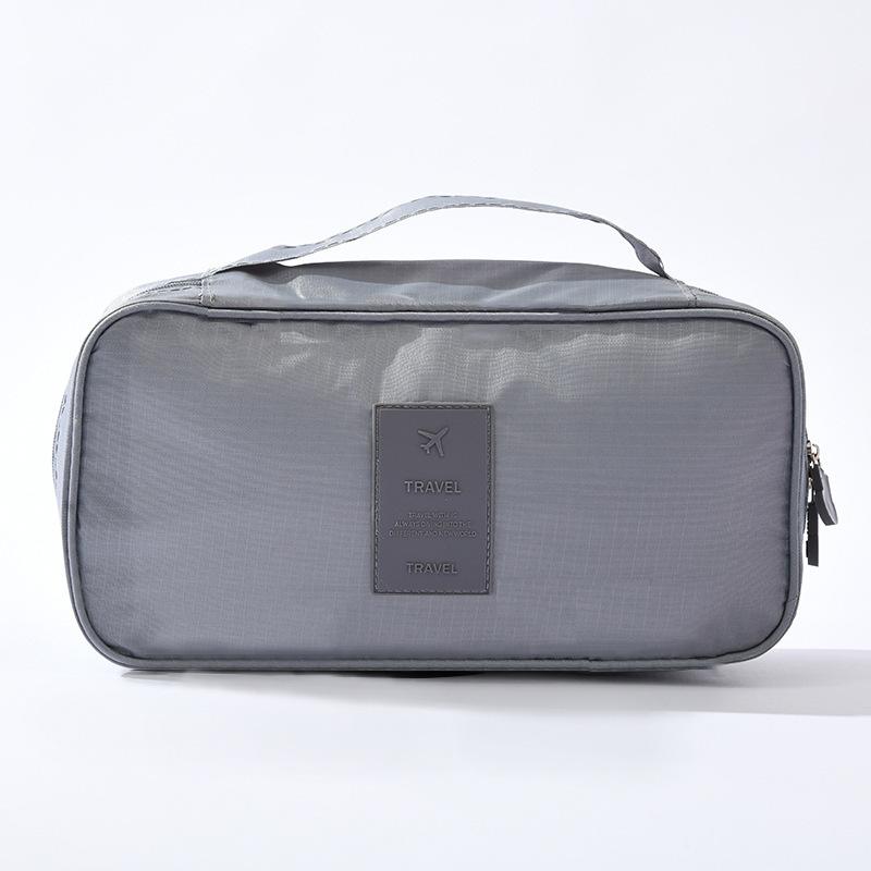 Reise-Multifunktions-Kleidung, Unterwäsche, separate Aufbewahrungstasche, BH-Aufbewahrungstasche, Mama-Tasche, Reisezubehör grau von Joom DACH