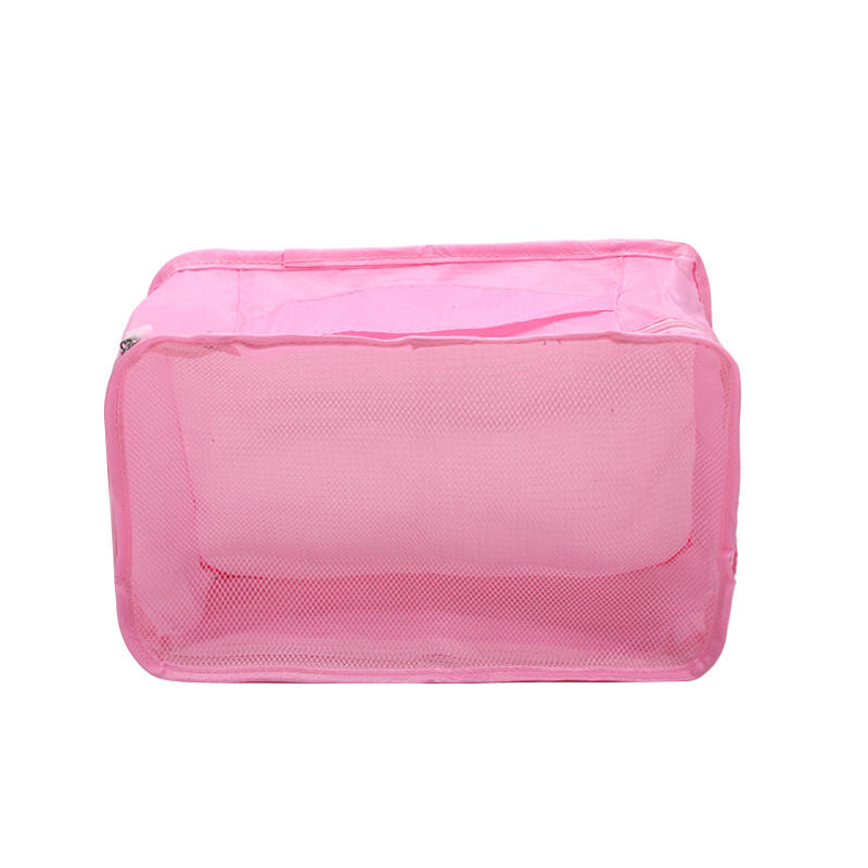 Reise-Organizer-Tasche, Reisetasche, Seesack, Aufbewahrungstasche, Reise-Aufbewahrungstaschen-Set, faltbare Kompressionstasche M rosa von Joom DACH