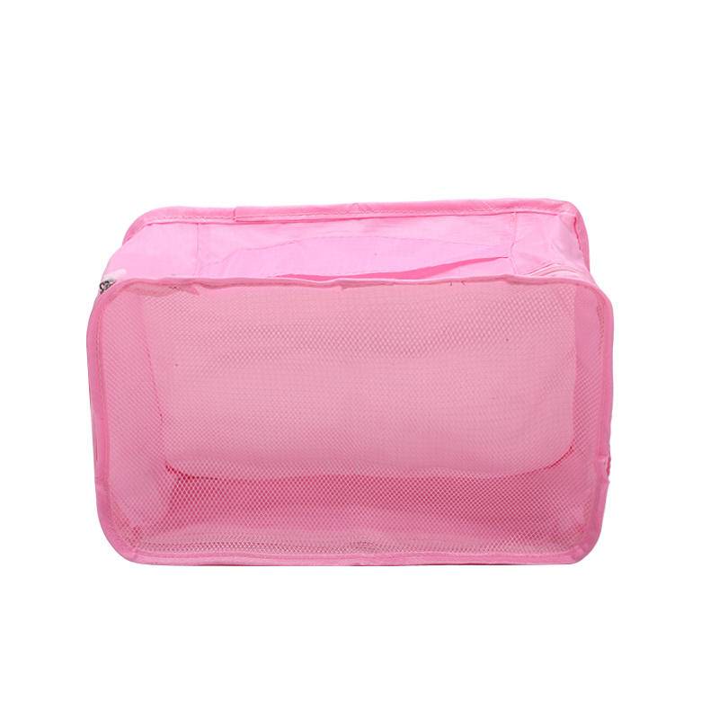 Reise-Organizer-Tasche, Reisetasche, Seesack, Aufbewahrungstasche, Reise-Aufbewahrungstaschen-Set, faltbare Kompressionstasche M rosa von Joom DACH