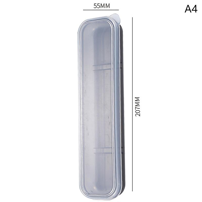 Reise Outdoor Wiederverwendbare Geschirr Box Schule Home Slot Design Praktische Besteck Transparente Abdeckung Lagerung Box von Joom DACH