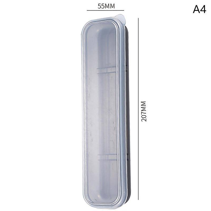 Reise Outdoor Wiederverwendbare Geschirr Box Schule Home Slot Design Praktische Besteck Transparente Abdeckung Lagerung Box von Joom DACH