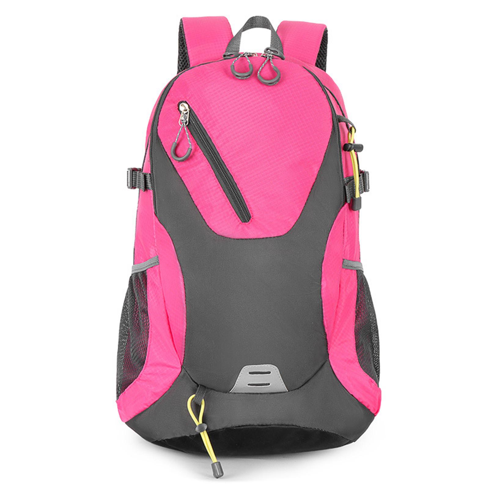 Reise-Tagesrucksack, Outdoor-Wanderrucksack, 40 l, großes Fassungsvermögen, leichter Rucksack, spritzwassergeschützte Tasche für Outdoor-Camping, Klettern heißes rosa Reise-Tagesrucksack, Outdoor-Wanderrucksack, 40 l, großes Fassungsvermögen, leichter Rucksack, spritzwassergeschützte Tasche für Outdoor-Camping, Klettern heißes rosa von Joom DACH