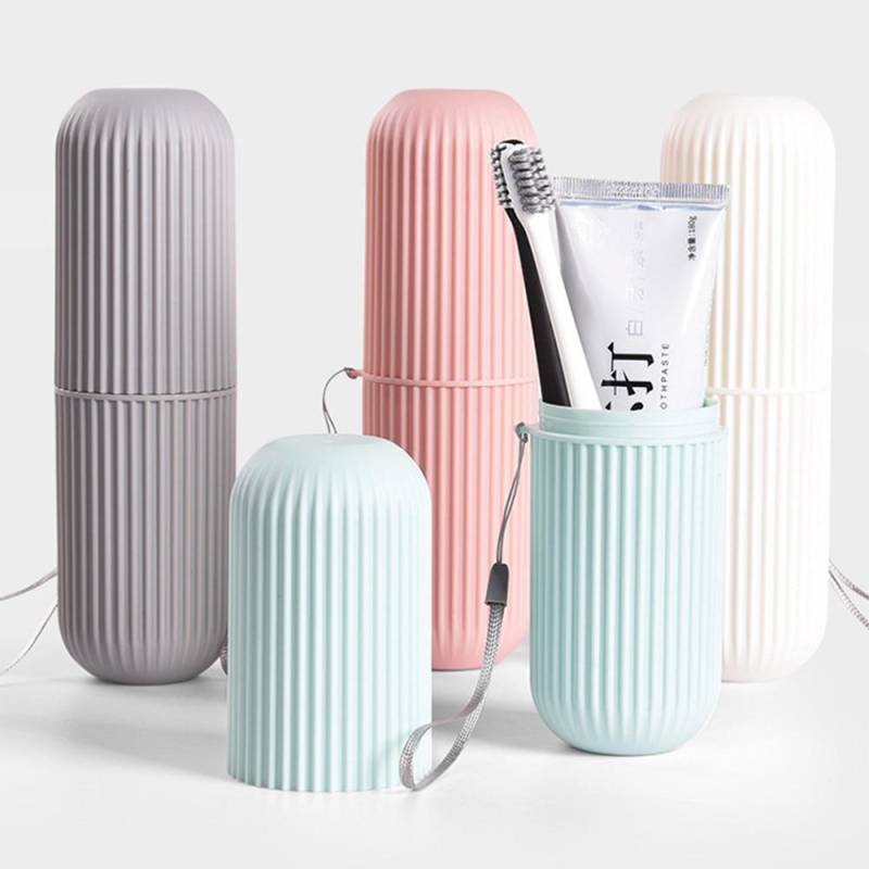 Reise Tragbare Zahnbürste Zahnpasta Halter Lagerung Fall Box Organizer Haushalt Lagerung Tasse Outdoor-Halter Bad Zubehör grün von Joom DACH