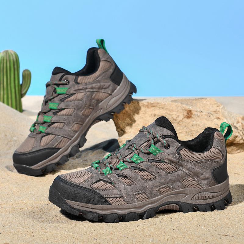 Reise-Wanderschuhe Rutschfeste Schuhe mit weicher Sohle Sportschuhe Verschleißfeste Herren-Wanderschuhe aus Mesh Große Herrenschuhe 47 von Joom DACH