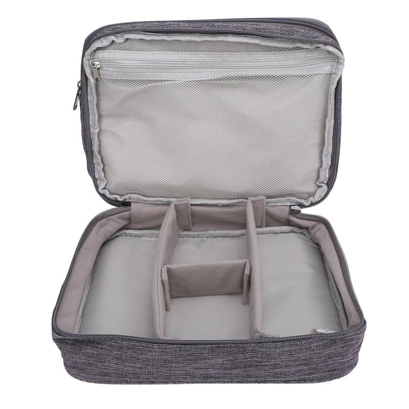 Reisekabel-Organizer-Tasche Elektronik-Organizer Doppelschichtiges Tragbares Kabelaufbewahrungsetui für Daten von Joom DACH