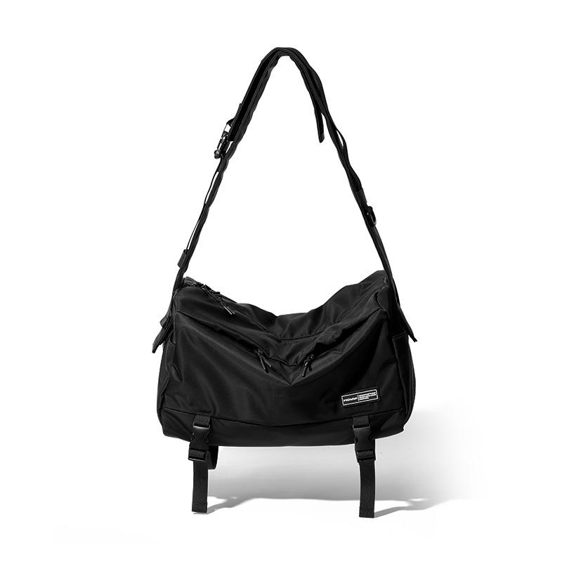 Reisetasche, Herren-Umhängetasche, Handtasche, tragbare Tasche, Einzel-Schultertasche, Freizeittasche, Sporttasche, Aufbewahrungstasche schwarz von Joom DACH