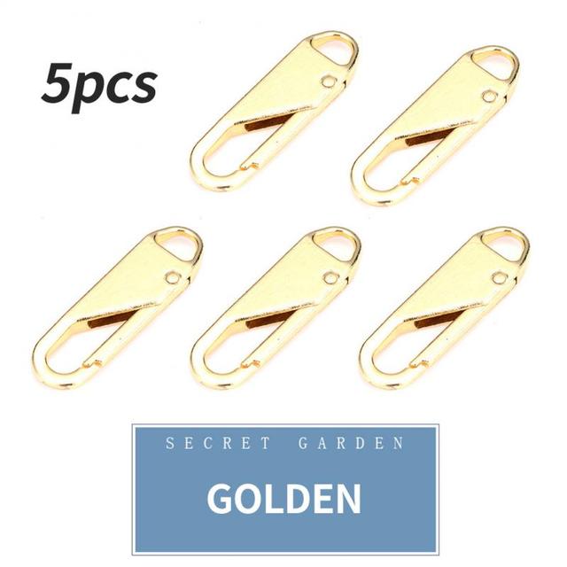 Reißverschlussschieber, sofortiger Reißverschluss-Reparatursatz, Ersatz für kaputte Schnalle, Reisetasche, Koffer, Reißverschlusskopf, DIY, Nähen, Basteln 5PCS gold Reißverschlussschieber, sofortiger Reißverschluss-Reparatursatz, Ersatz für kaputte Schnalle, Reisetasche, Koffer, Reißverschlusskopf, DIY, Nähen, Basteln 5PCS gold von Joom DACH