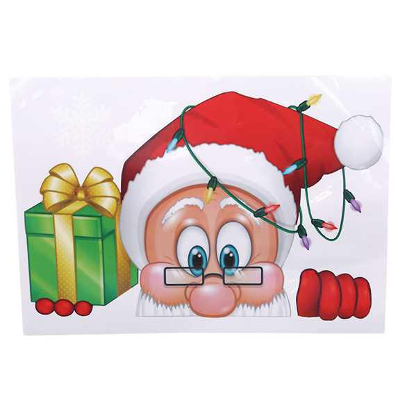 Rentier-Fensteraufkleber, Weihnachtsdekoration, Weihnachtsmann, Schneeflocke, kreative DIY-Aufkleber für Weihnachten, Rentier-Aufkleber 1pc von Joom DACH