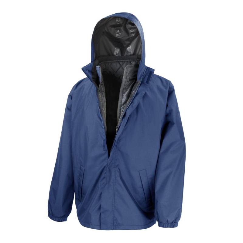 Result Core Herren 3 in 1 wasserdichte Jacke XS dunkelblau von Joom DACH