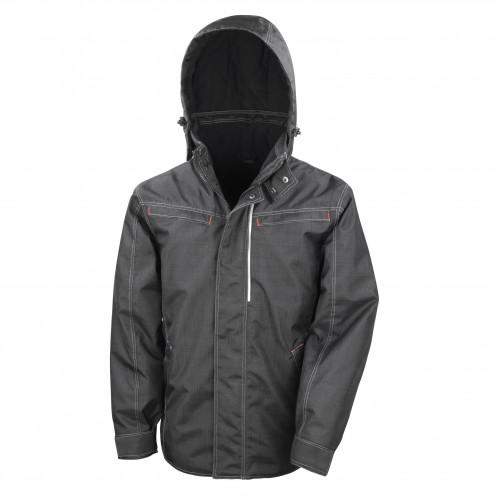 Result Herren Work-Guard Denim Textur Robuste Jacke M dunkelblau von Joom DACH