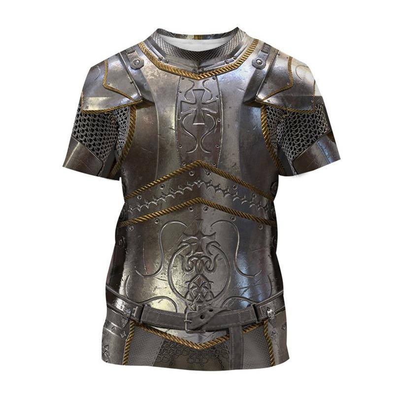 Retro 3D Druck Mittelalterliche Kriegerrüstung T-Shirt Herren Mode Coole T-Shirts Sommer Straße Übergroße Kurze Ärmel Cosplay Tees L Retro 3D Druck Mittelalterliche Kriegerrüstung T-Shirt Herren Mode Coole T-Shirts Sommer Straße Übergroße Kurze Ärmel Cosplay Tees L von Joom DACH