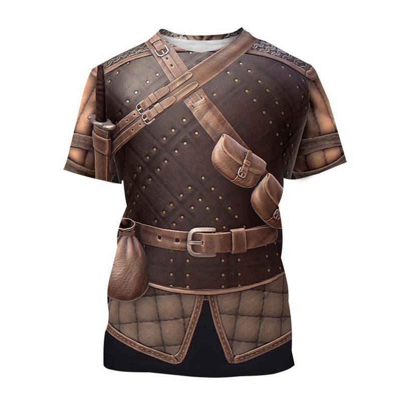 Retro 3D Druck Mittelalterliche Kriegerrüstung T-Shirt Herren Mode Coole T-Shirts Sommer Straße Übergroße Kurze Ärmel Cosplay Tees XS Retro 3D Druck Mittelalterliche Kriegerrüstung T-Shirt Herren Mode Coole T-Shirts Sommer Straße Übergroße Kurze Ärmel Cosplay Tees XS von Joom DACH