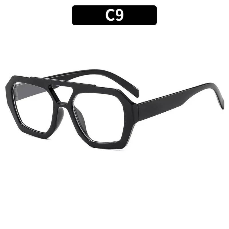 Retro Doppelstege Damen Sonnenbrillen Großer Rahmen Leopard Braun Farbverlauf Brillen Mode Luxus Designer Sonnenbrillen Herren Shades von Joom DACH