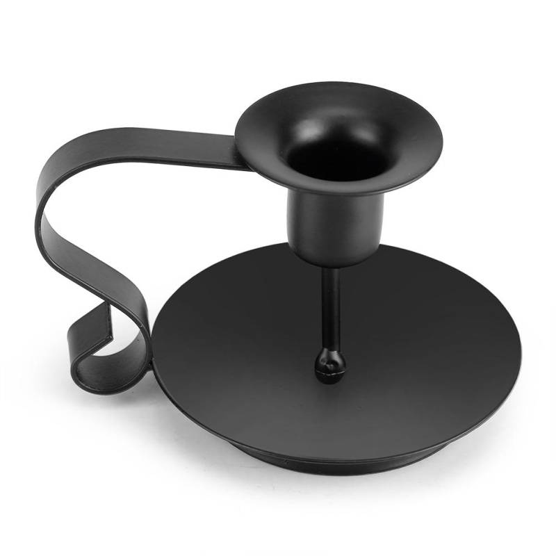 Retro Eisen Spitzkerzenhalter Handgefertigter Kerzenständer Heim Kerzenlicht-Dinner Dekor von Joom DACH