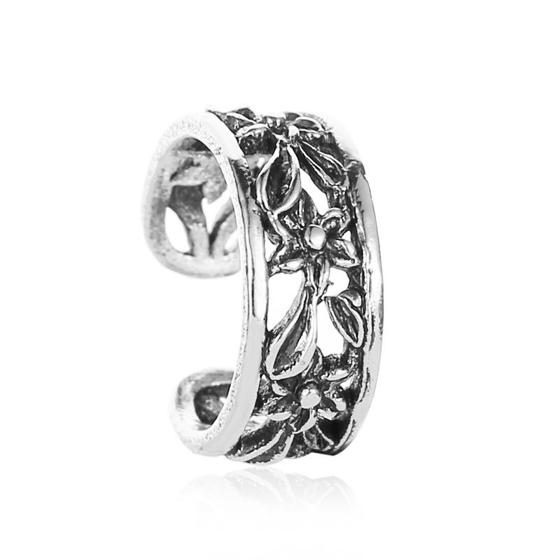 Retro Ethnischer Stil Nicht-Gepiercte Ohrklemmen: Schlichtes Punk-Ausschnittdesign von Joom DACH