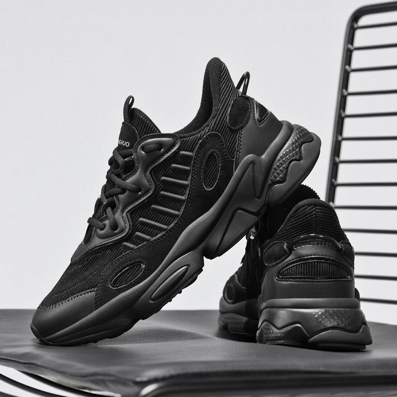 Retro Herren Chunky Sneakers Damen Mesh Laufschuhe für Damen Gym Jogging Sportschuhe Outdoor Platform Pendler Walking Schuhe 44 von Joom DACH