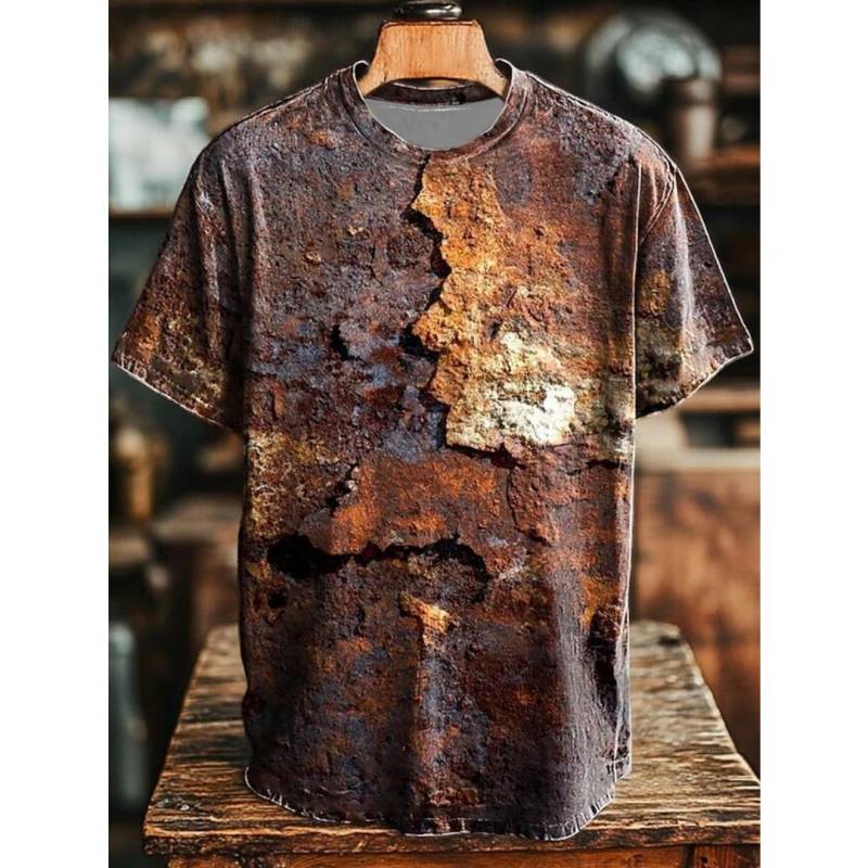 Retro Herren T-Shirt Kunst Abstrakt Geometrisch Retro Print Lässig Kurzarm T-Shirts Strandurlaub Mode Locker Herrenbekleidung 3XL Retro Herren T-Shirt Kunst Abstrakt Geometrisch Retro Print Lässig Kurzarm T-Shirts Strandurlaub Mode Locker Herrenbekleidung 3XL von Joom DACH